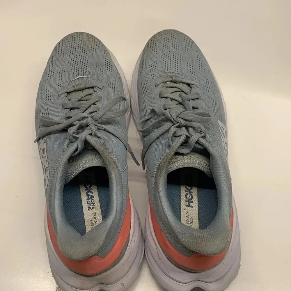 Hoka One One Mach 4 Pro Fly Running Sneakers Shoes Light Blue Women's 10.5 B - Picture 8 of 14